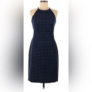 Banana Republic Blue Plaid Cocktail Dress